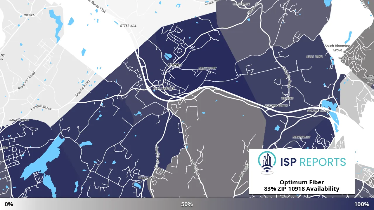 10918, NY map of internet availability