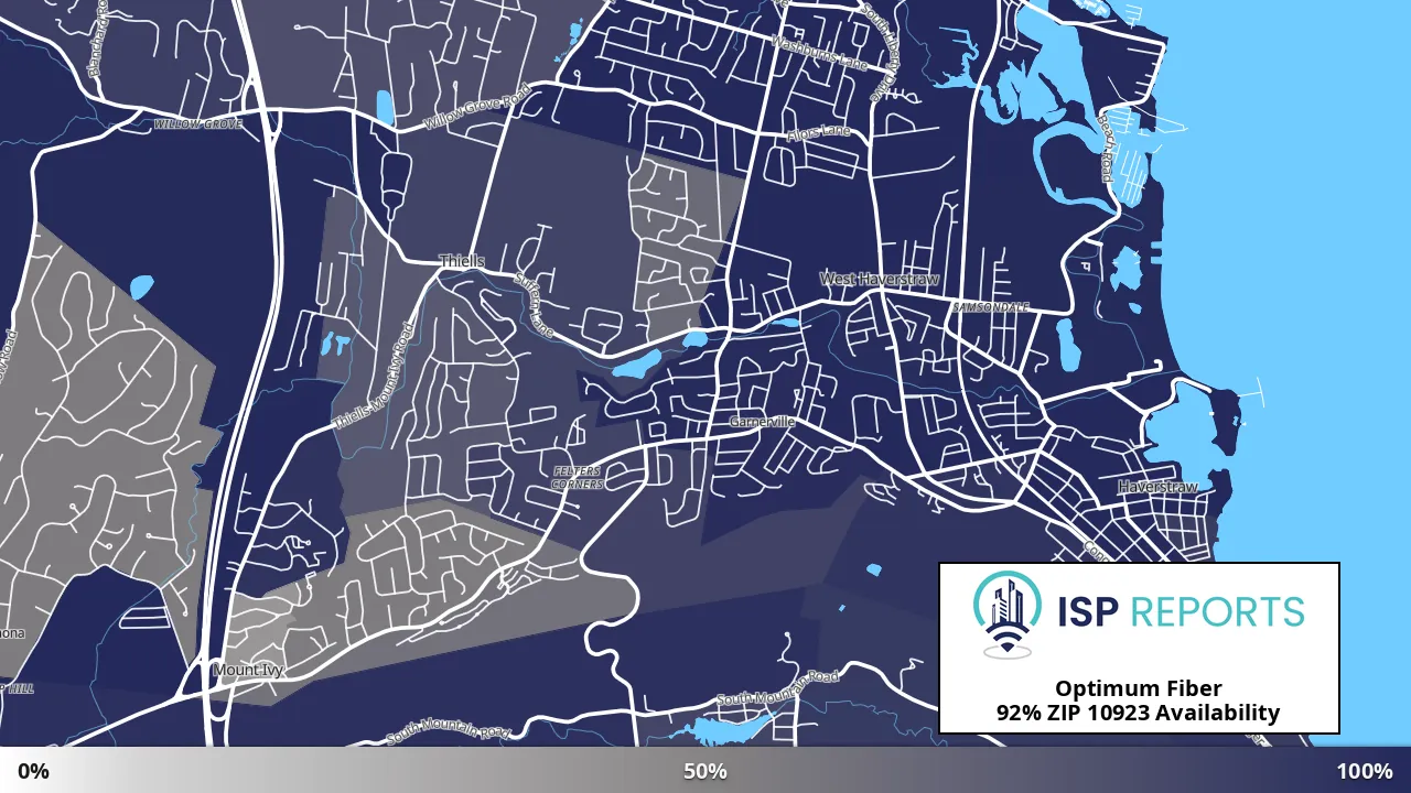 10923, NY map of internet availability