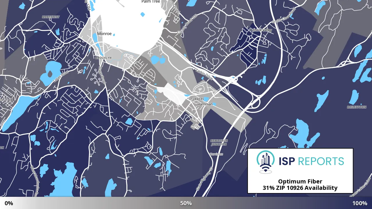10926, NY map of internet availability