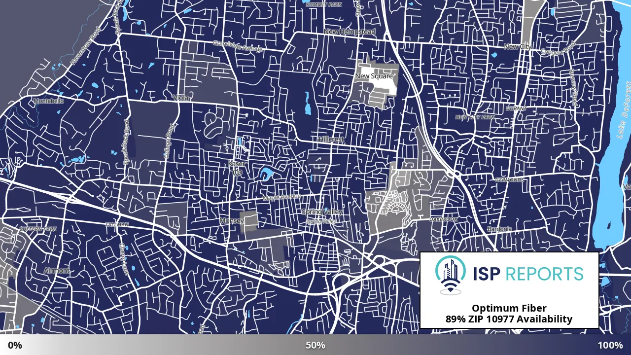 10977, NY map of internet availability