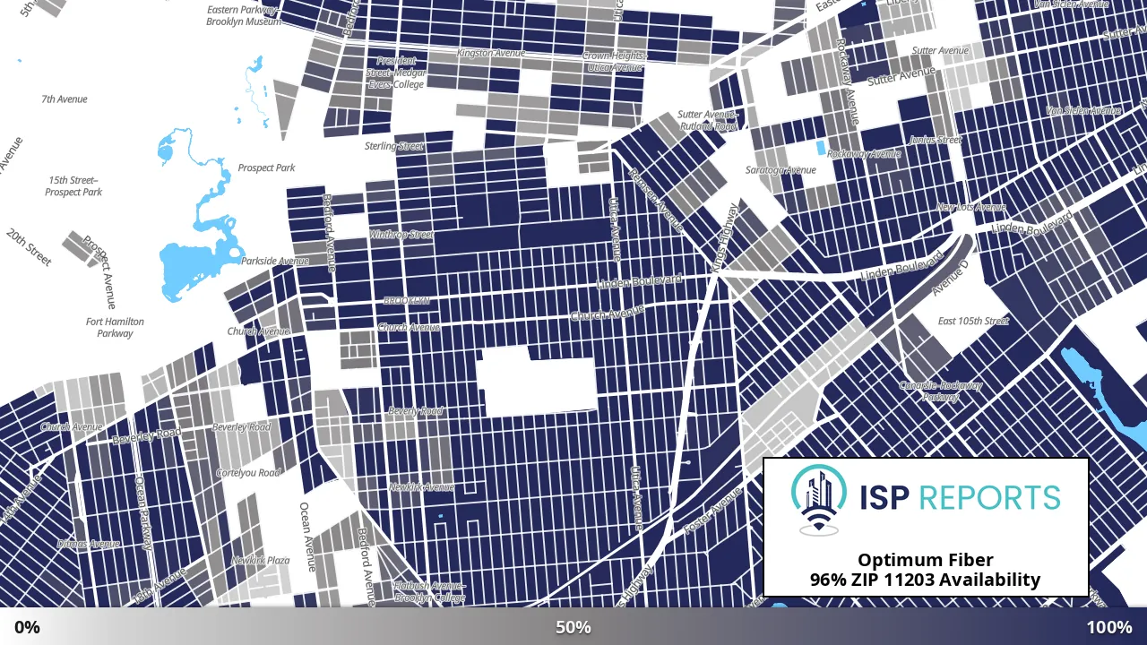 11203, NY map of internet availability