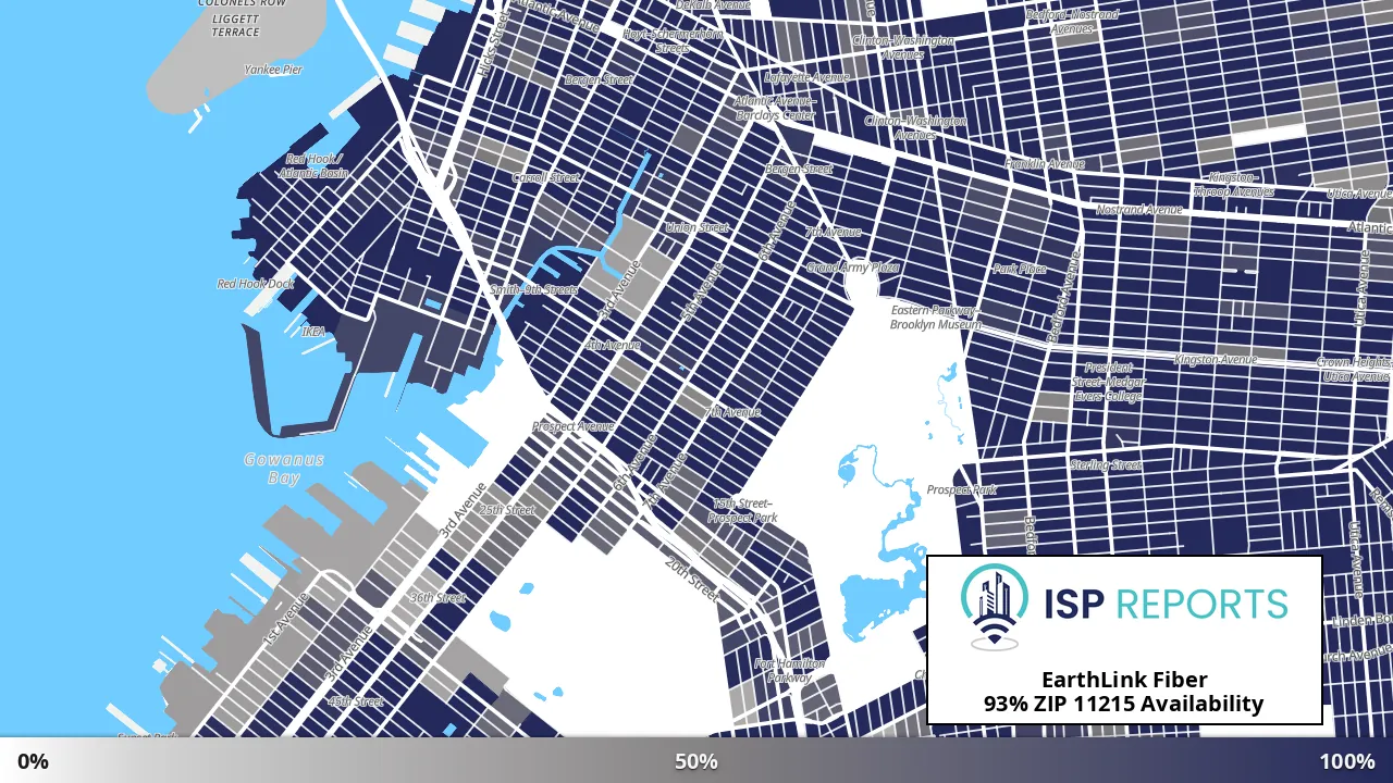 11215, NY map of internet availability