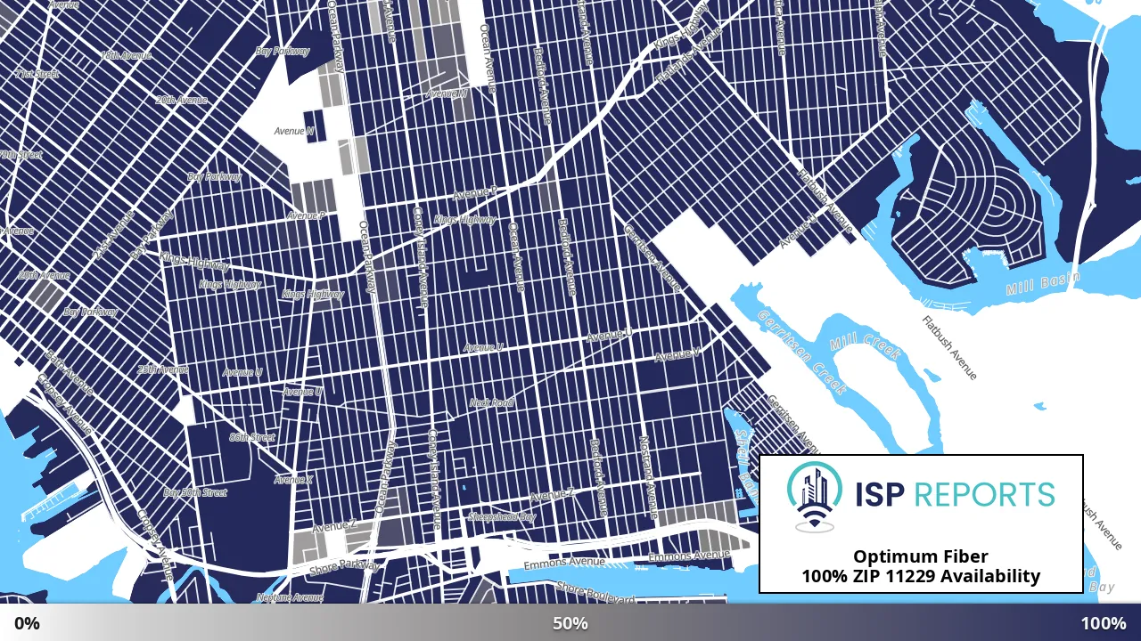 11229, NY map of internet availability