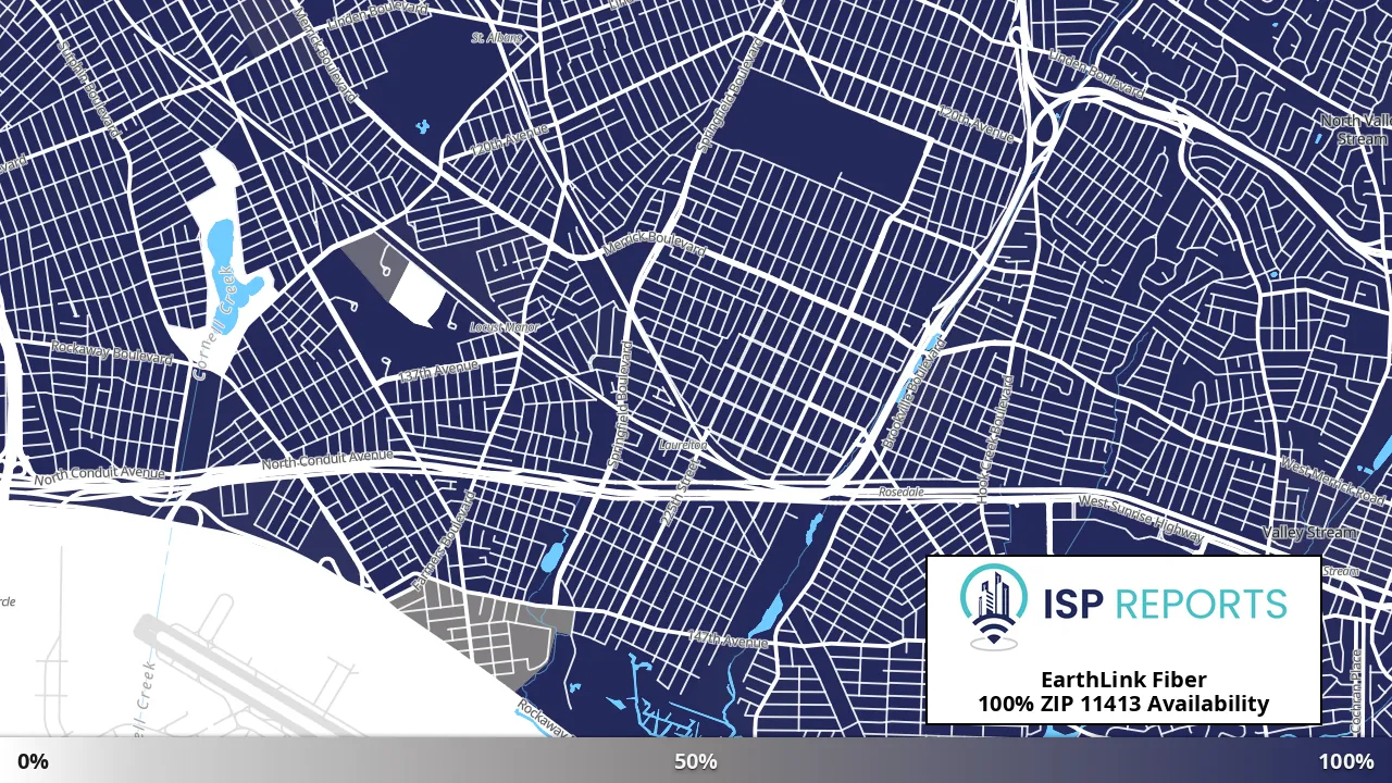 11413, NY map of internet availability