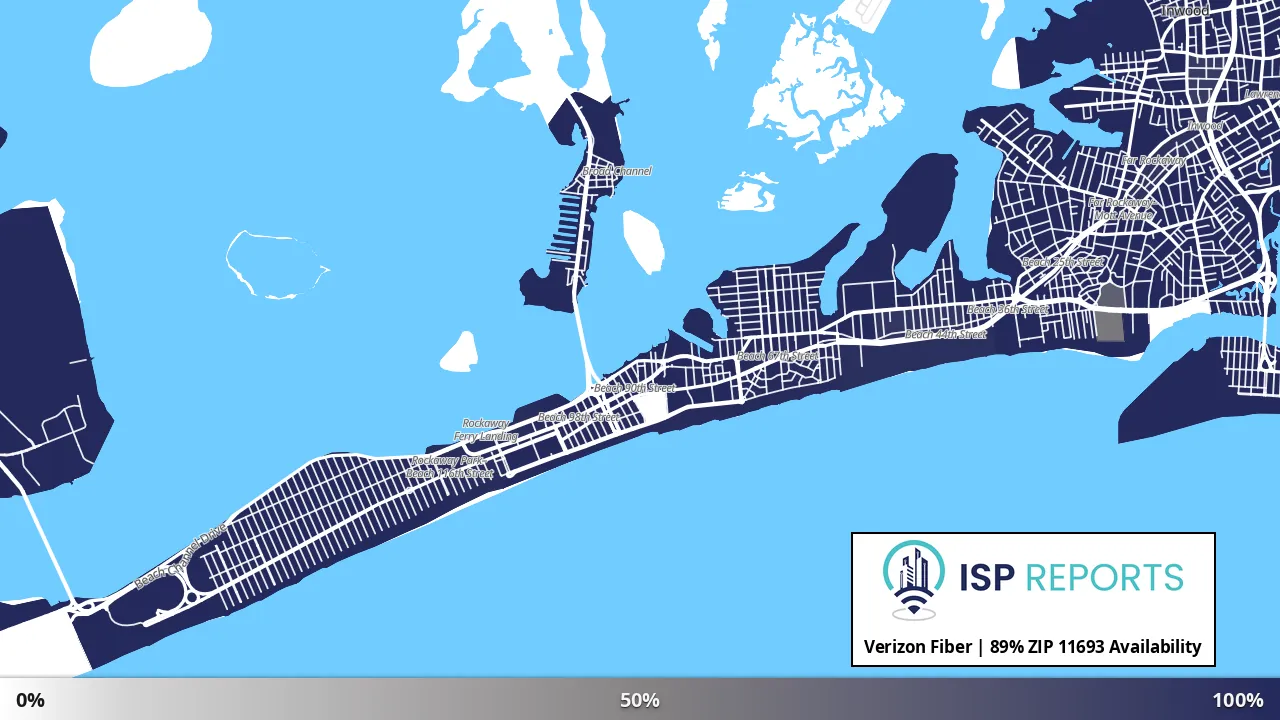 11693, NY map of internet availability