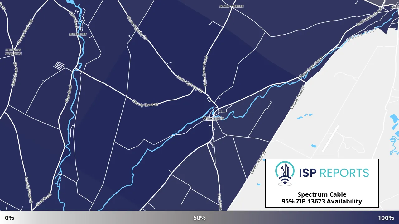 13673, NY map of internet availability