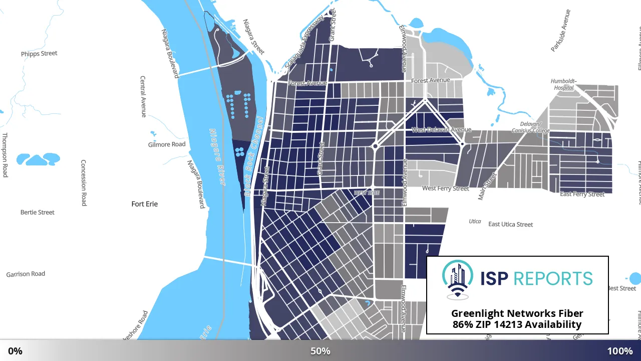 14213, NY map of internet availability
