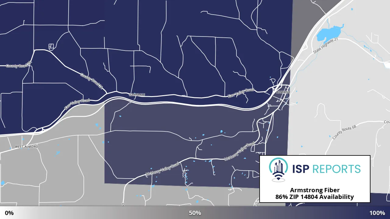 14804, NY map of internet availability