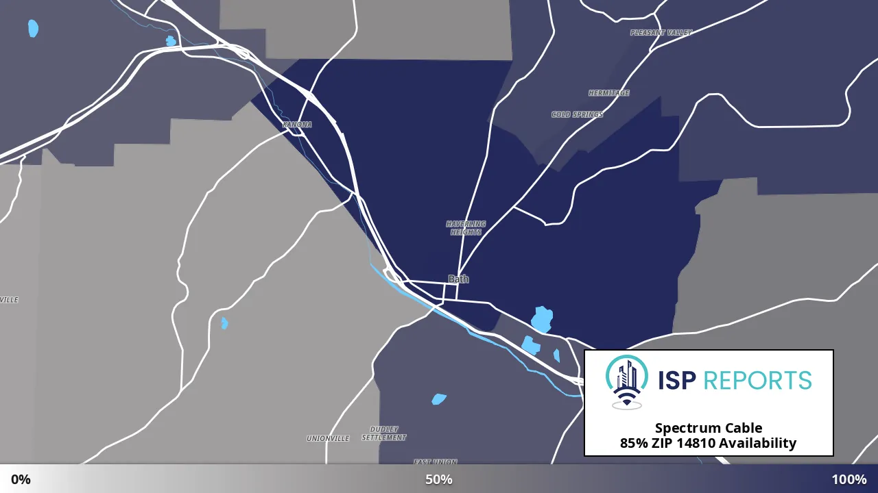 14810, NY map of internet availability