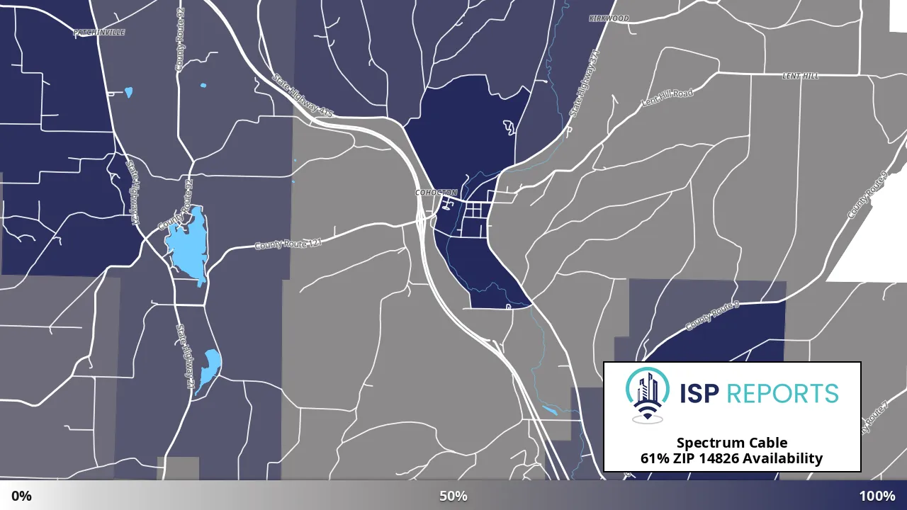 14826, NY map of internet availability