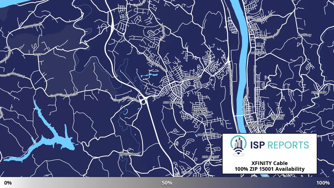 15001, PA map of internet availability