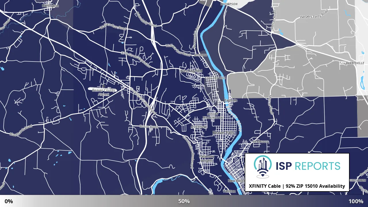 15010, PA map of internet availability