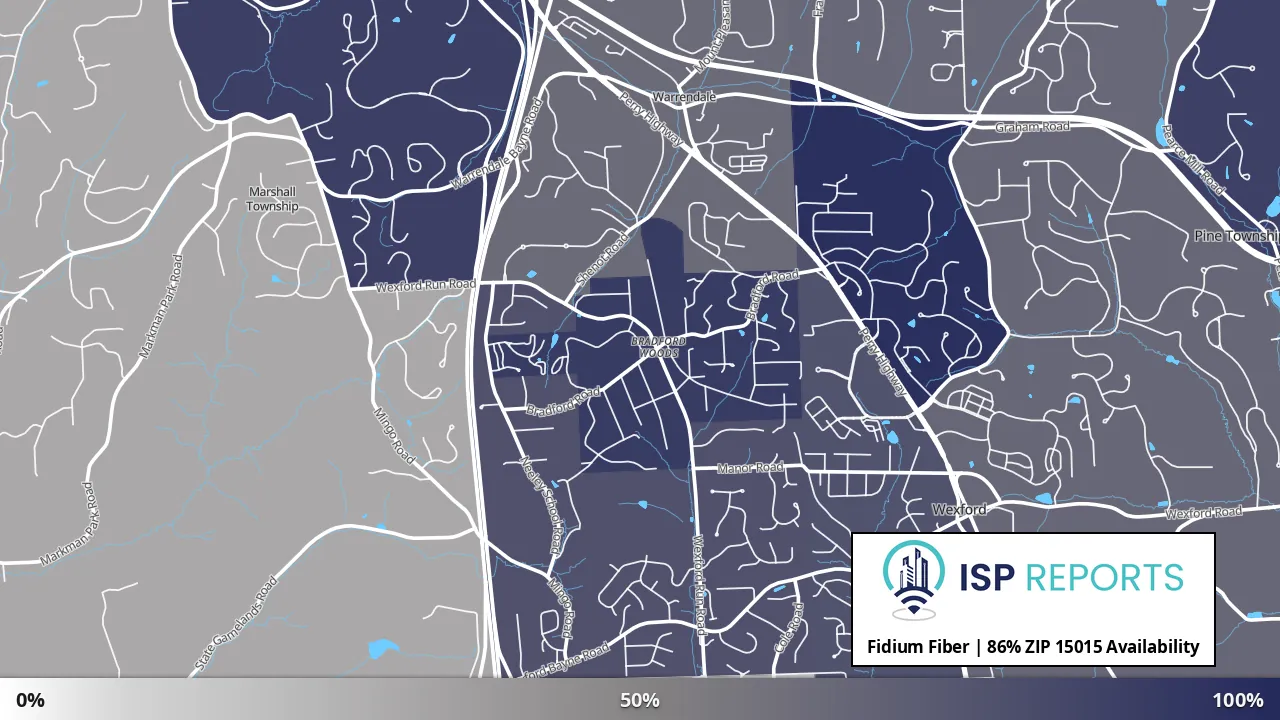 15015, PA map of internet availability