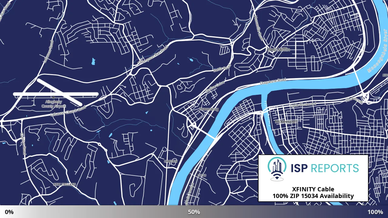 15034, PA map of internet availability