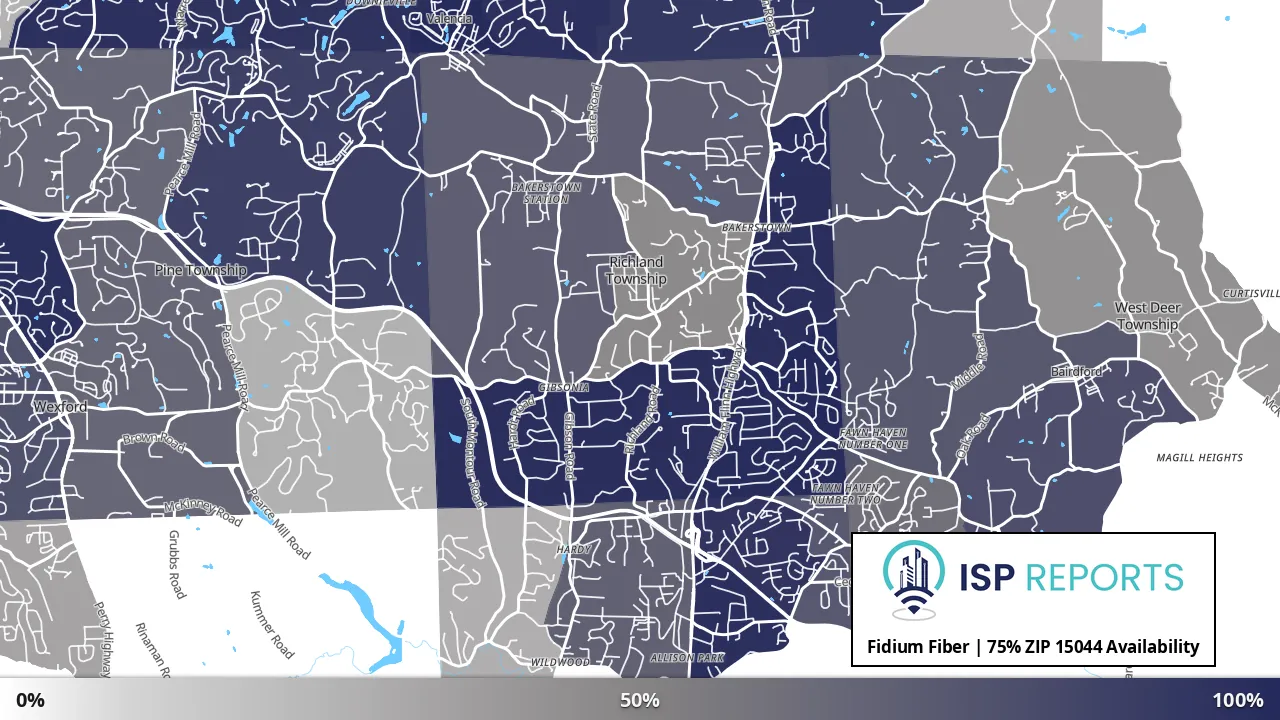 15044, PA map of internet availability
