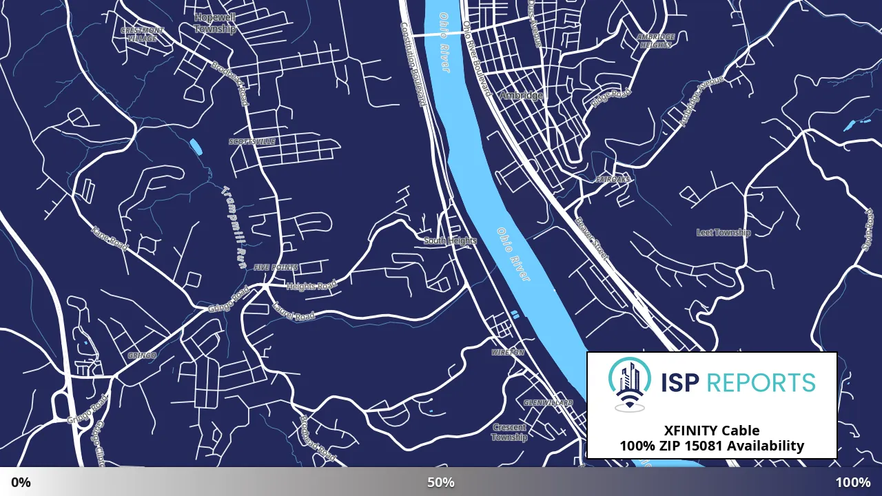15081, PA map of internet availability
