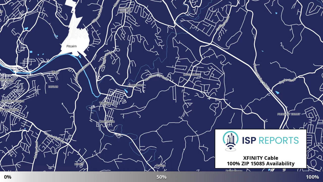 15085, PA map of internet availability