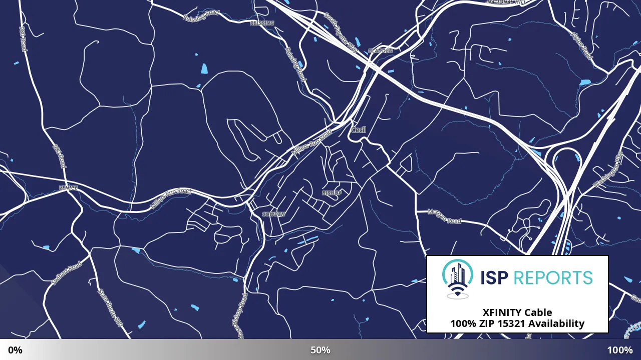 15321, PA map of internet availability
