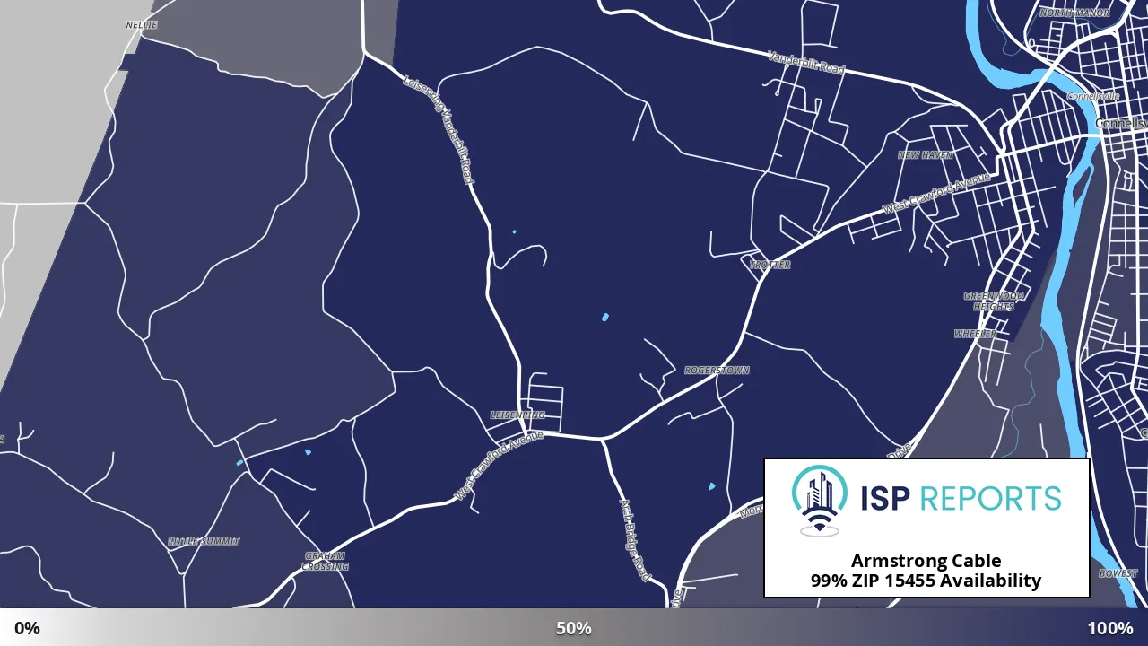 15455, PA map of internet availability