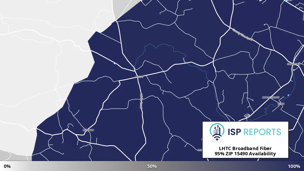 15490, PA map of internet availability