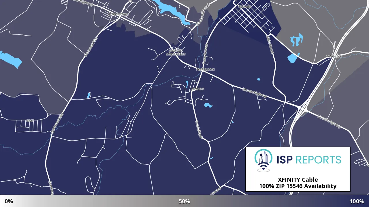 15546, PA map of internet availability