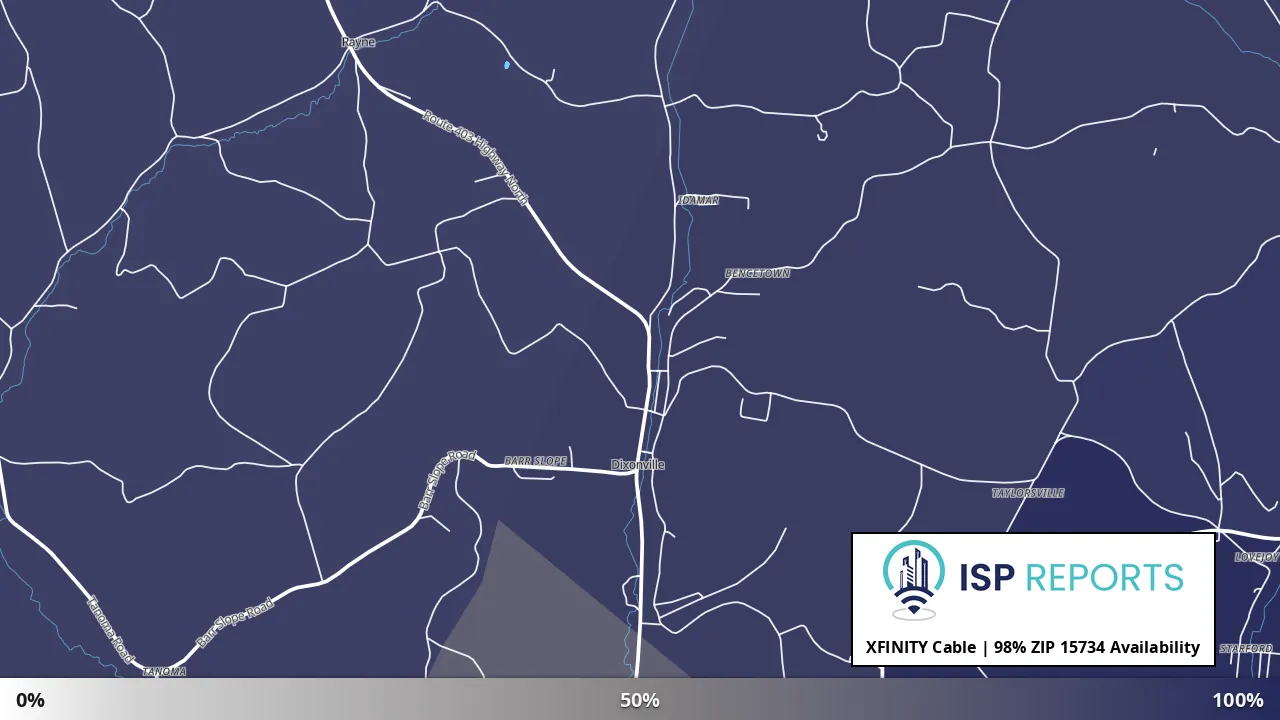 15734, PA map of internet availability