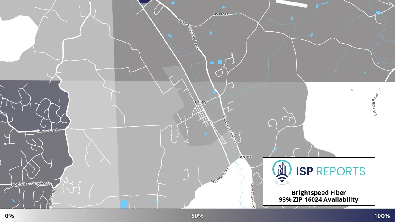 16024, PA map of internet availability