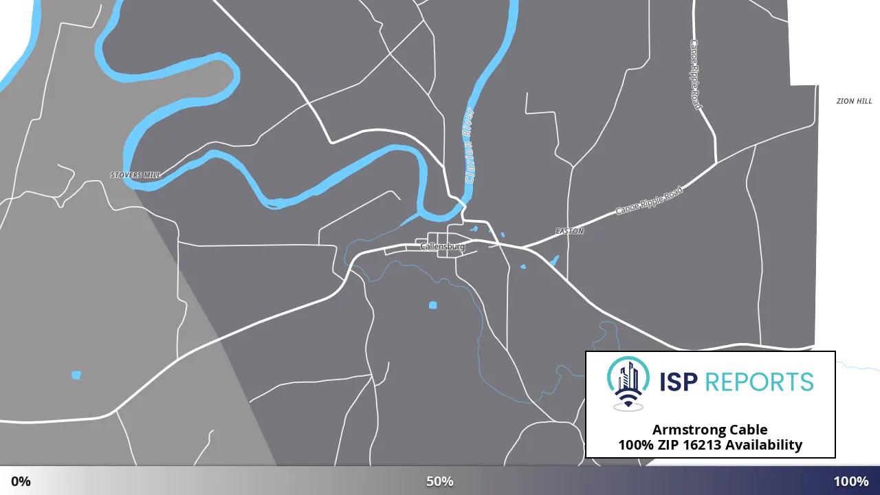 16213, PA map of internet availability