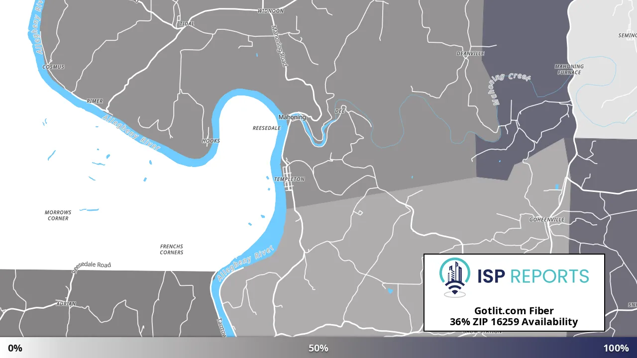16259, PA map of internet availability