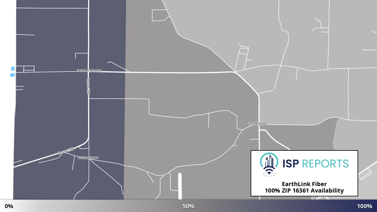 16361, PA map of internet availability