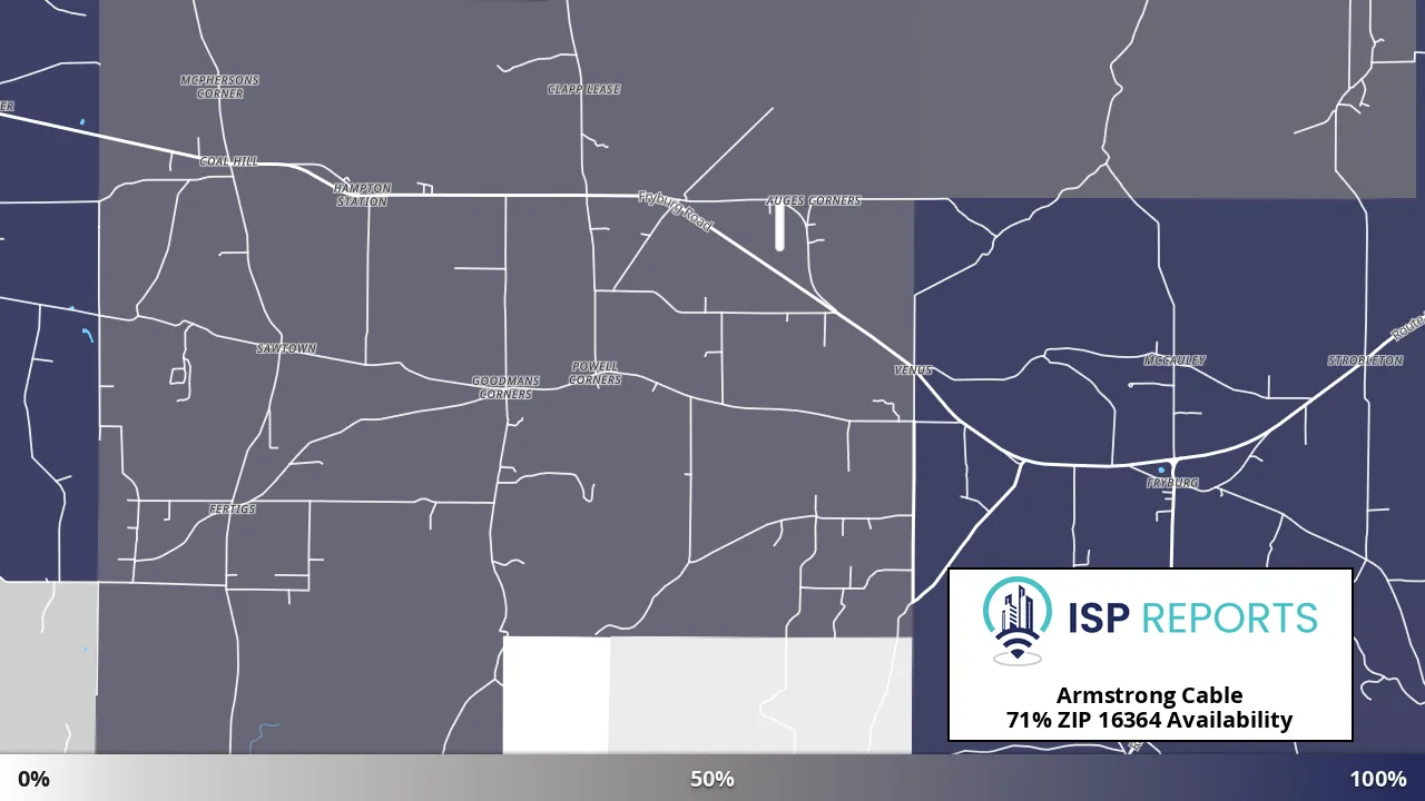 16364, PA map of internet availability