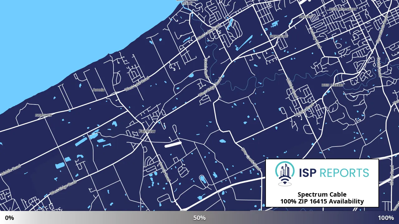 16415, PA map of internet availability