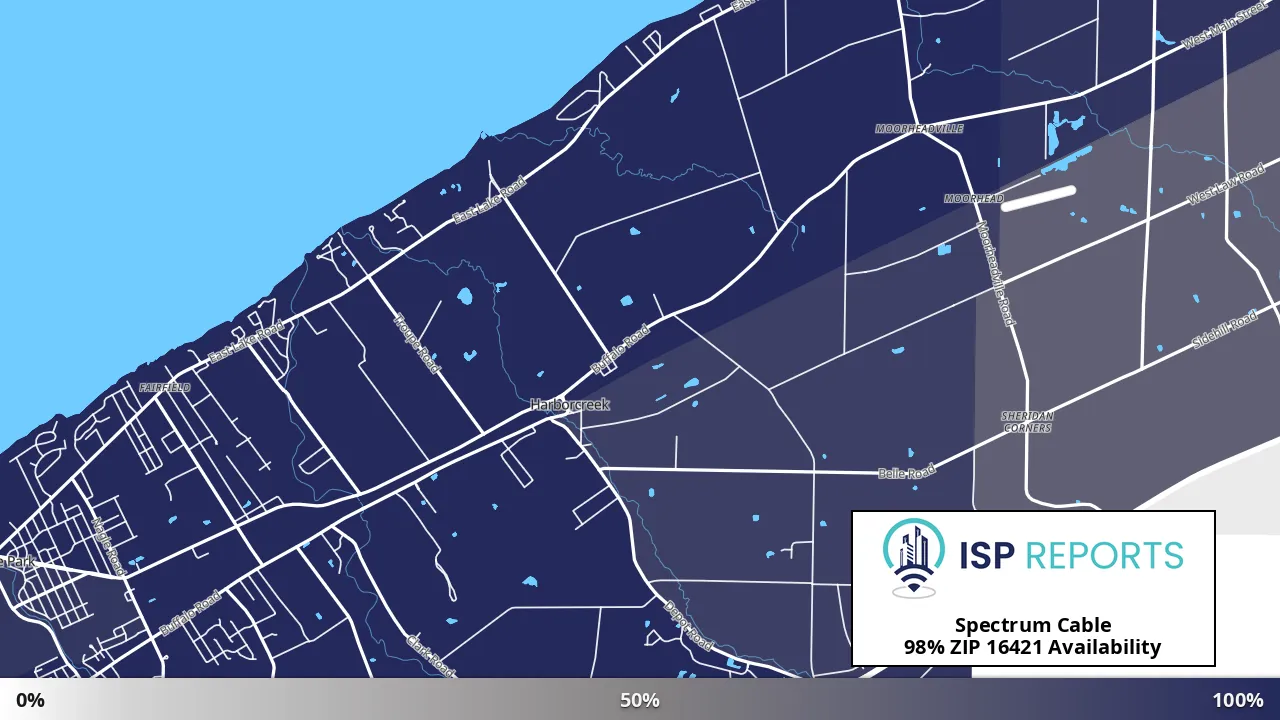 16421, PA map of internet availability