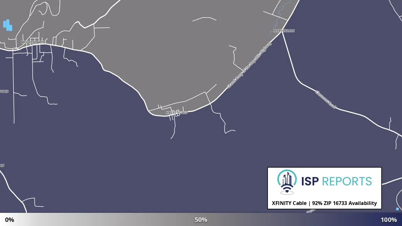 16733, PA map of internet availability