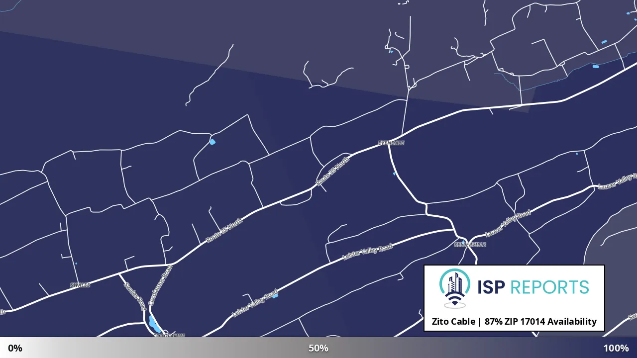 17014, PA map of internet availability