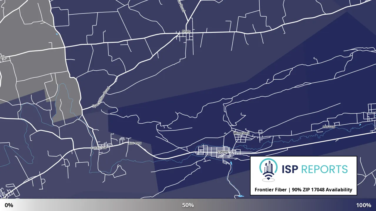 17048, PA map of internet availability