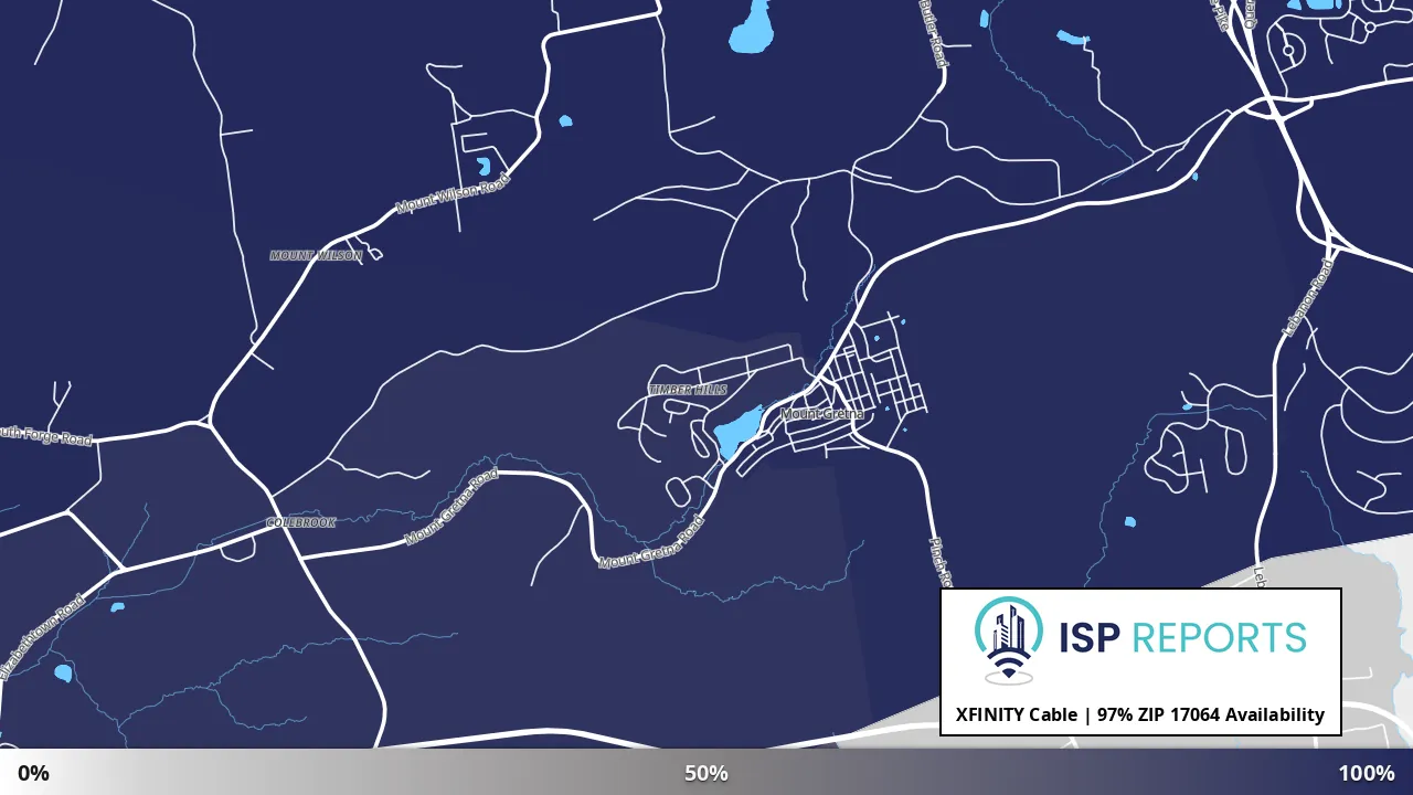 17064, PA map of internet availability