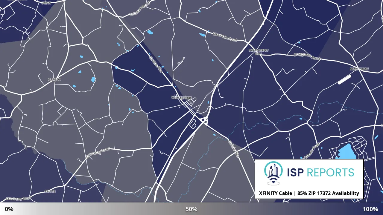 17372, PA map of internet availability