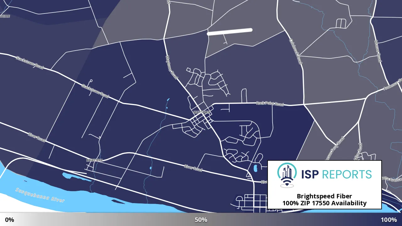 17550, PA map of internet availability