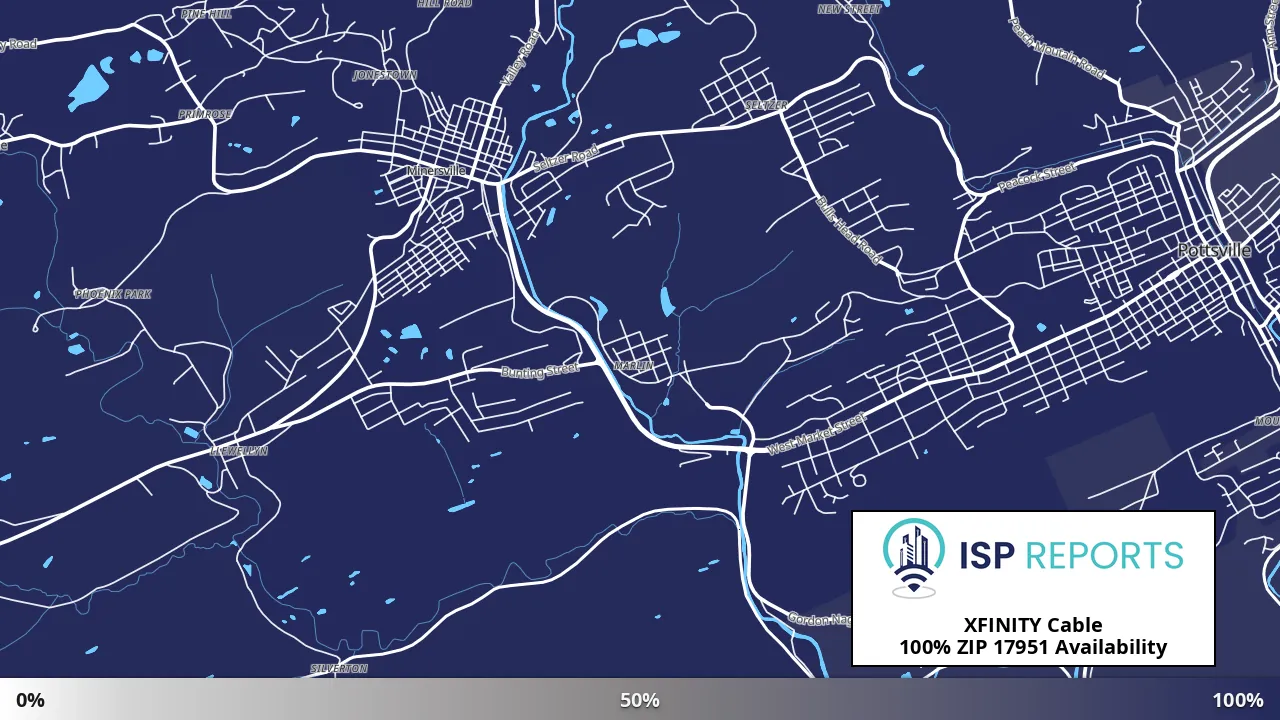 17951, PA map of internet availability