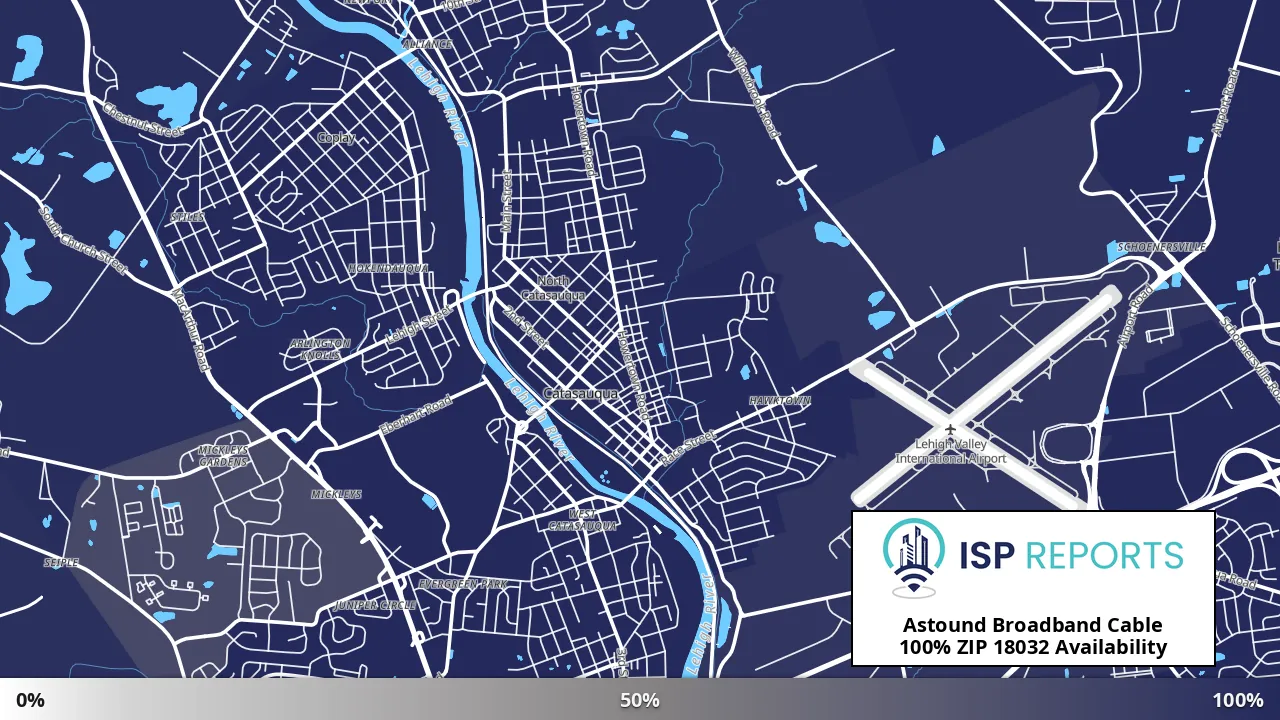 18032, PA map of internet availability