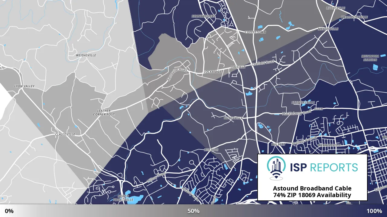 18069, PA map of internet availability