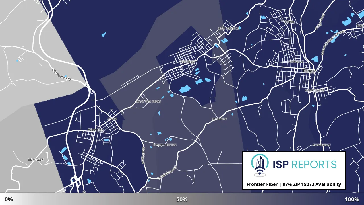18072, PA map of internet availability