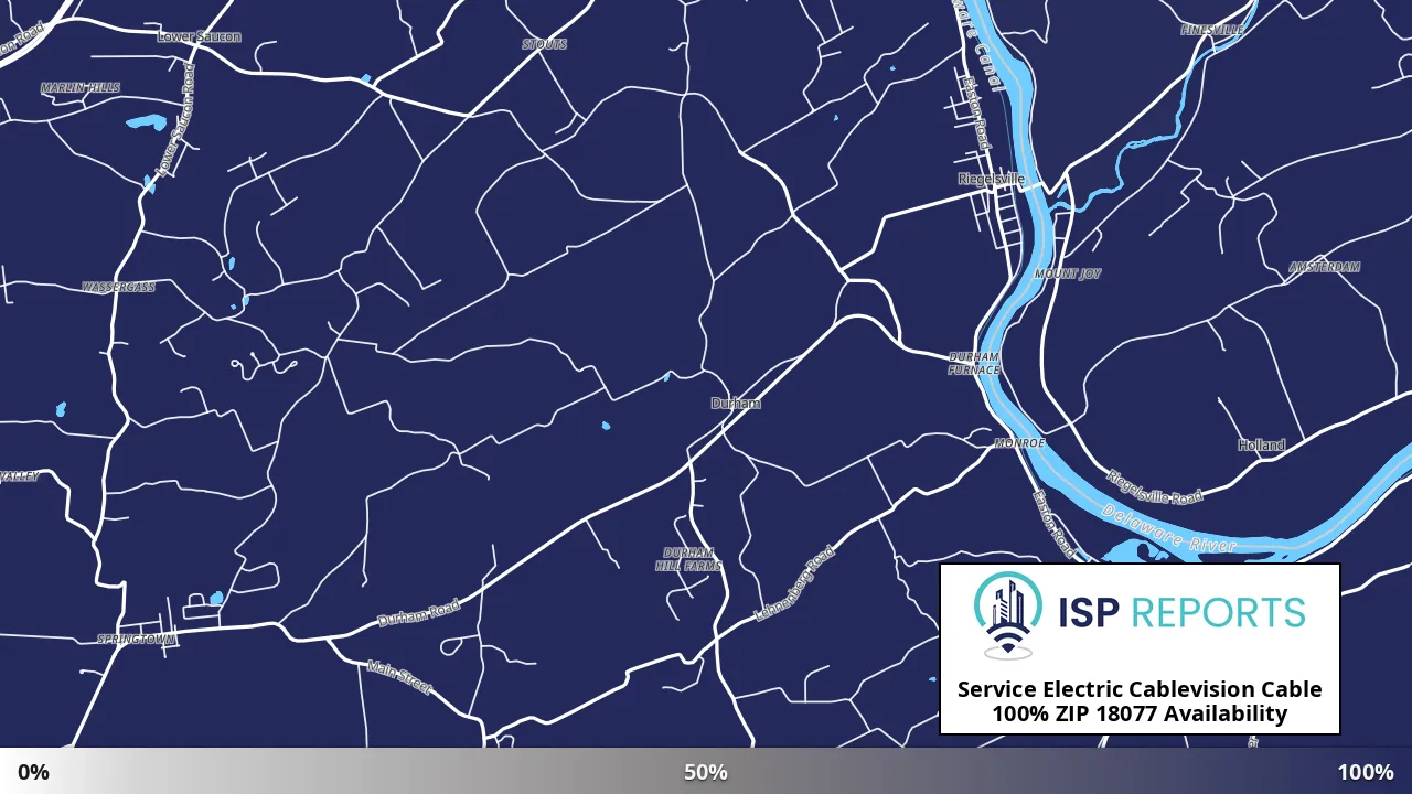 18077, PA map of internet availability