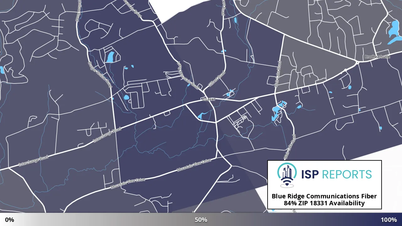 18331, PA map of internet availability