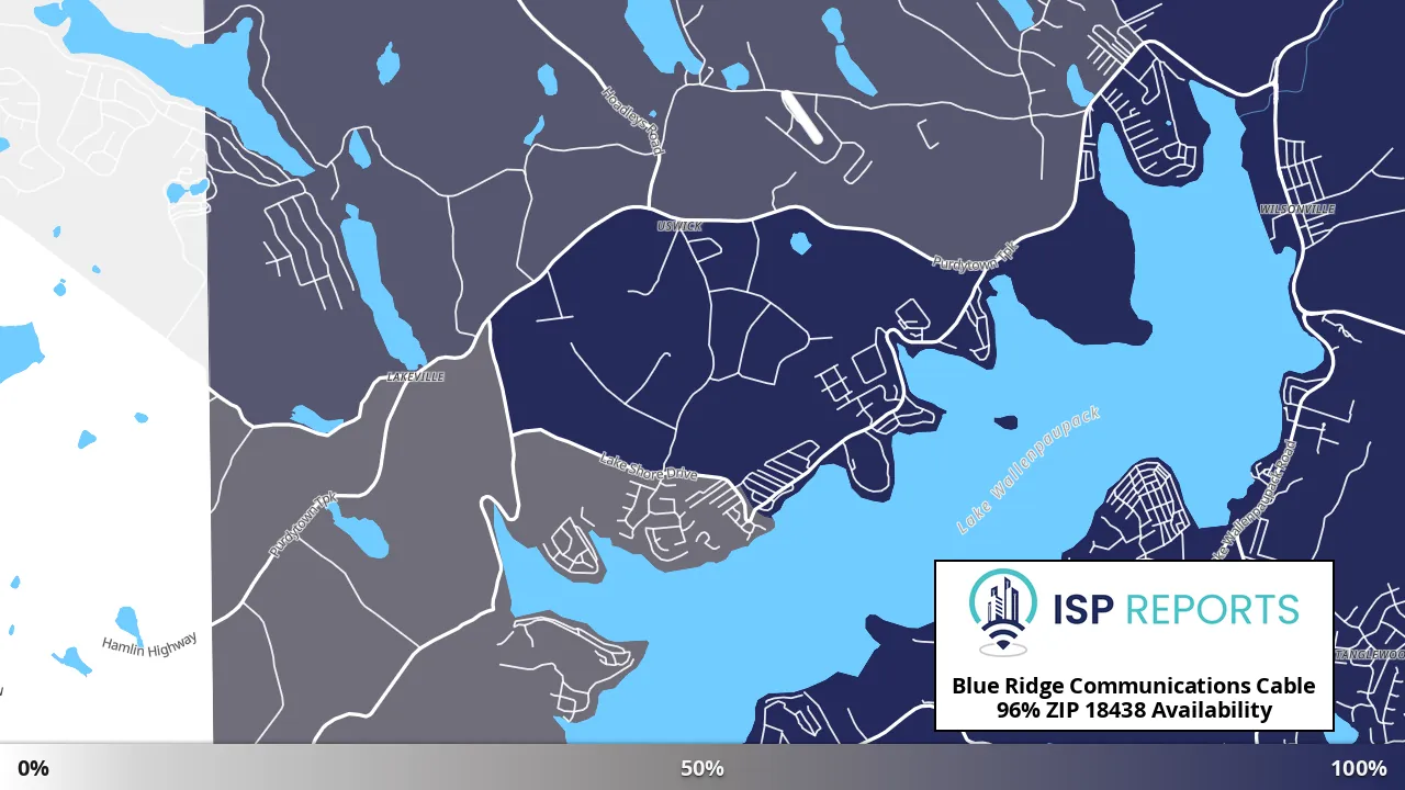 18438, PA map of internet availability