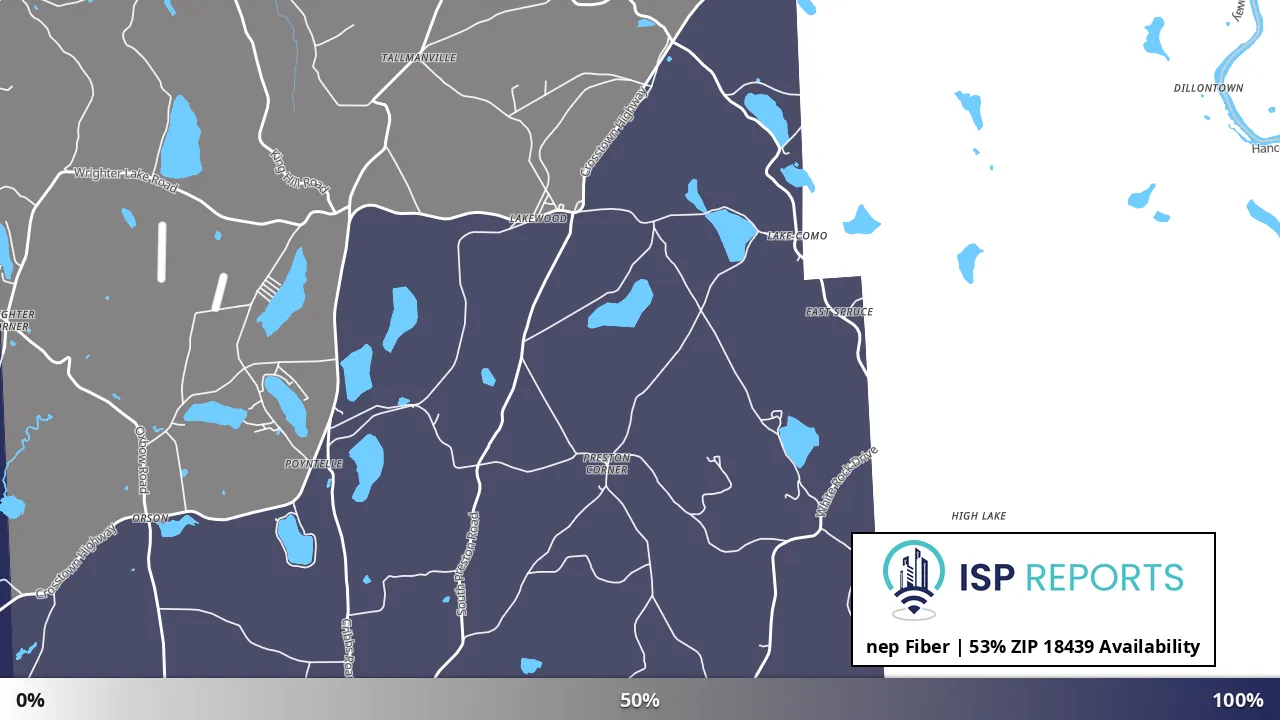 18439, PA map of internet availability
