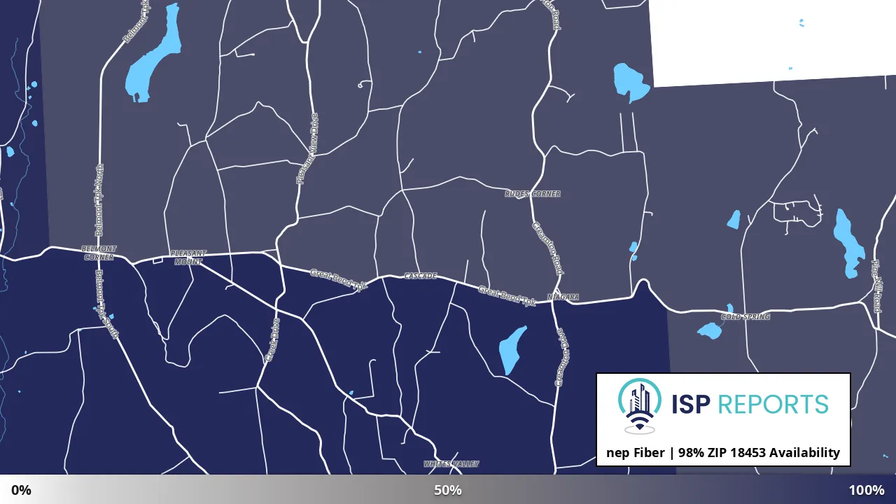 18453, PA map of internet availability