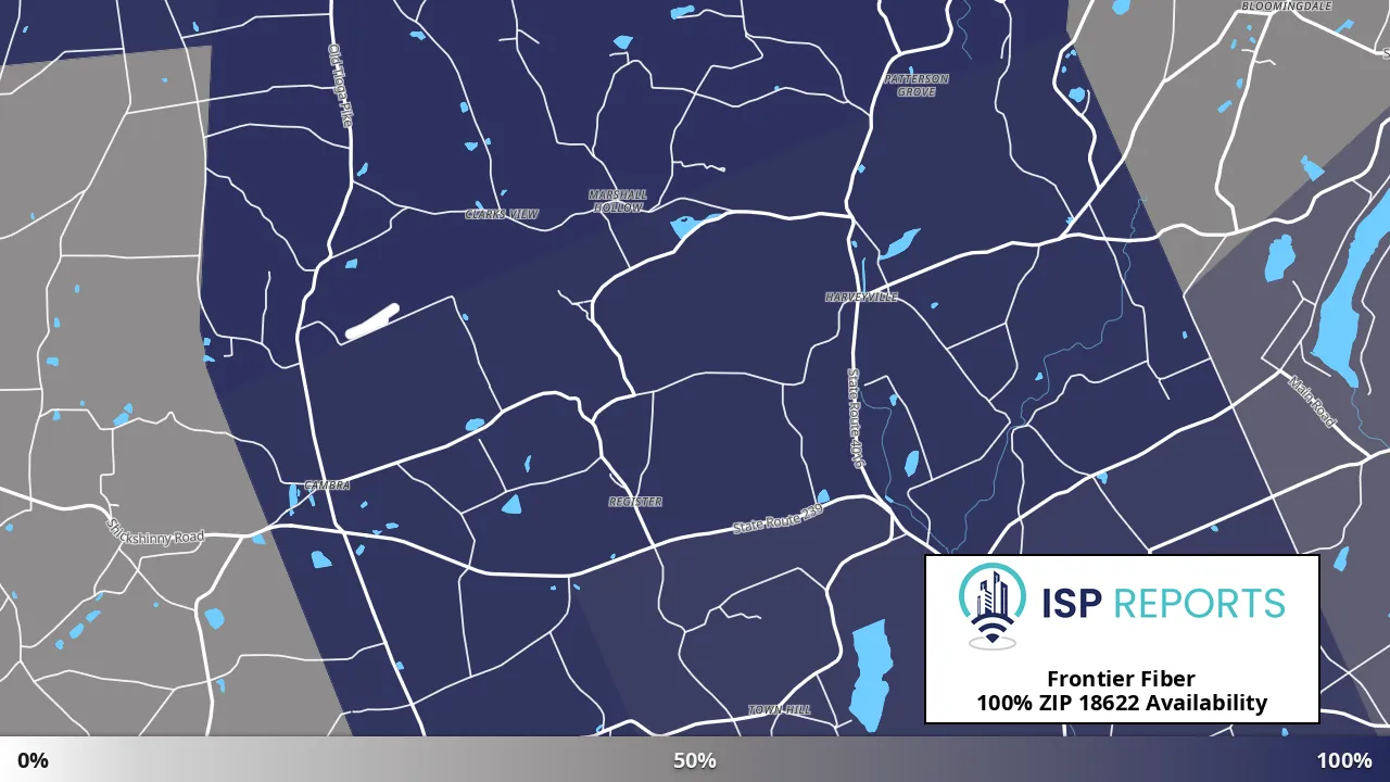 18622, PA map of internet availability