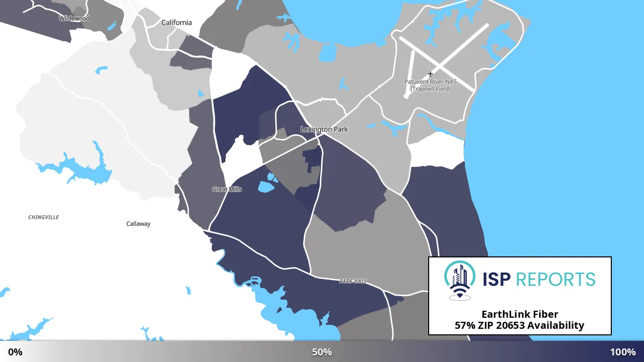 20653, MD map of internet availability
